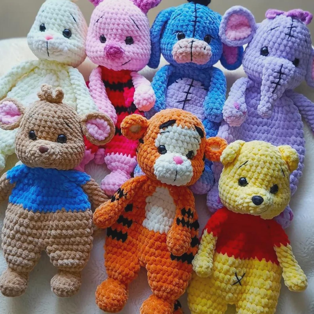 7in1 Bär & Freunde Häkelanleitung